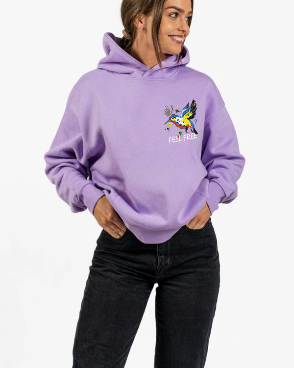 Feel Free Printed HOODIE