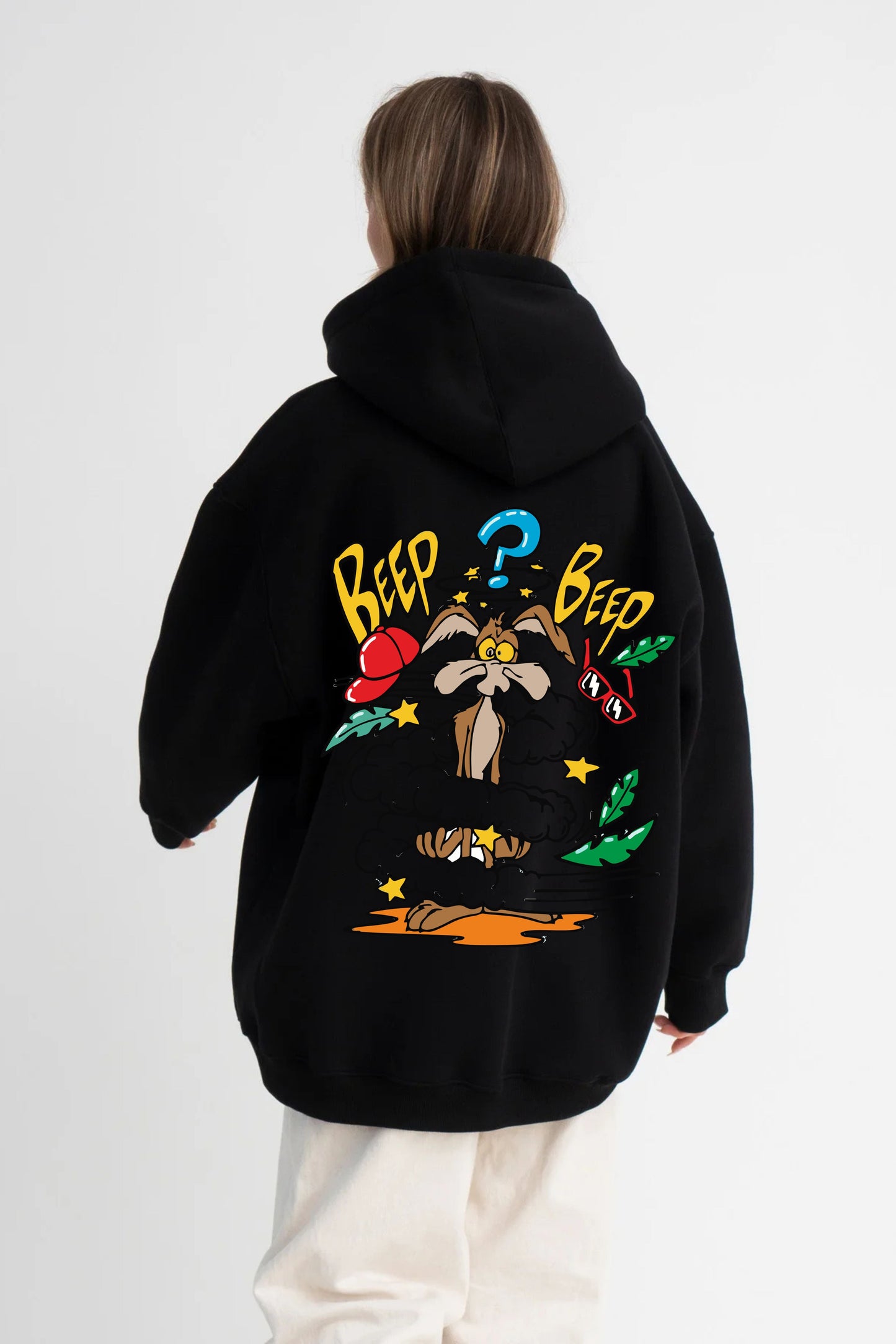 Beep Beep Printed HOODIE