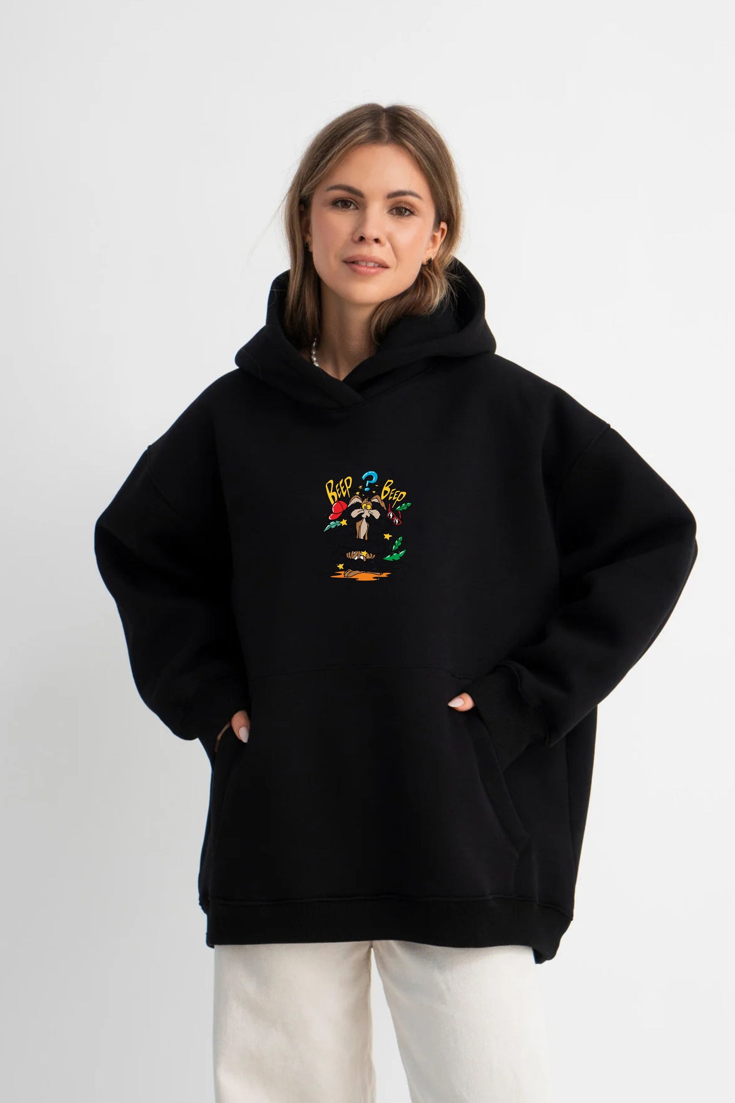 Beep Beep Printed HOODIE