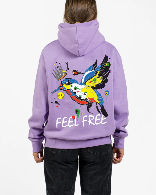 Feel Free Printed HOODIE