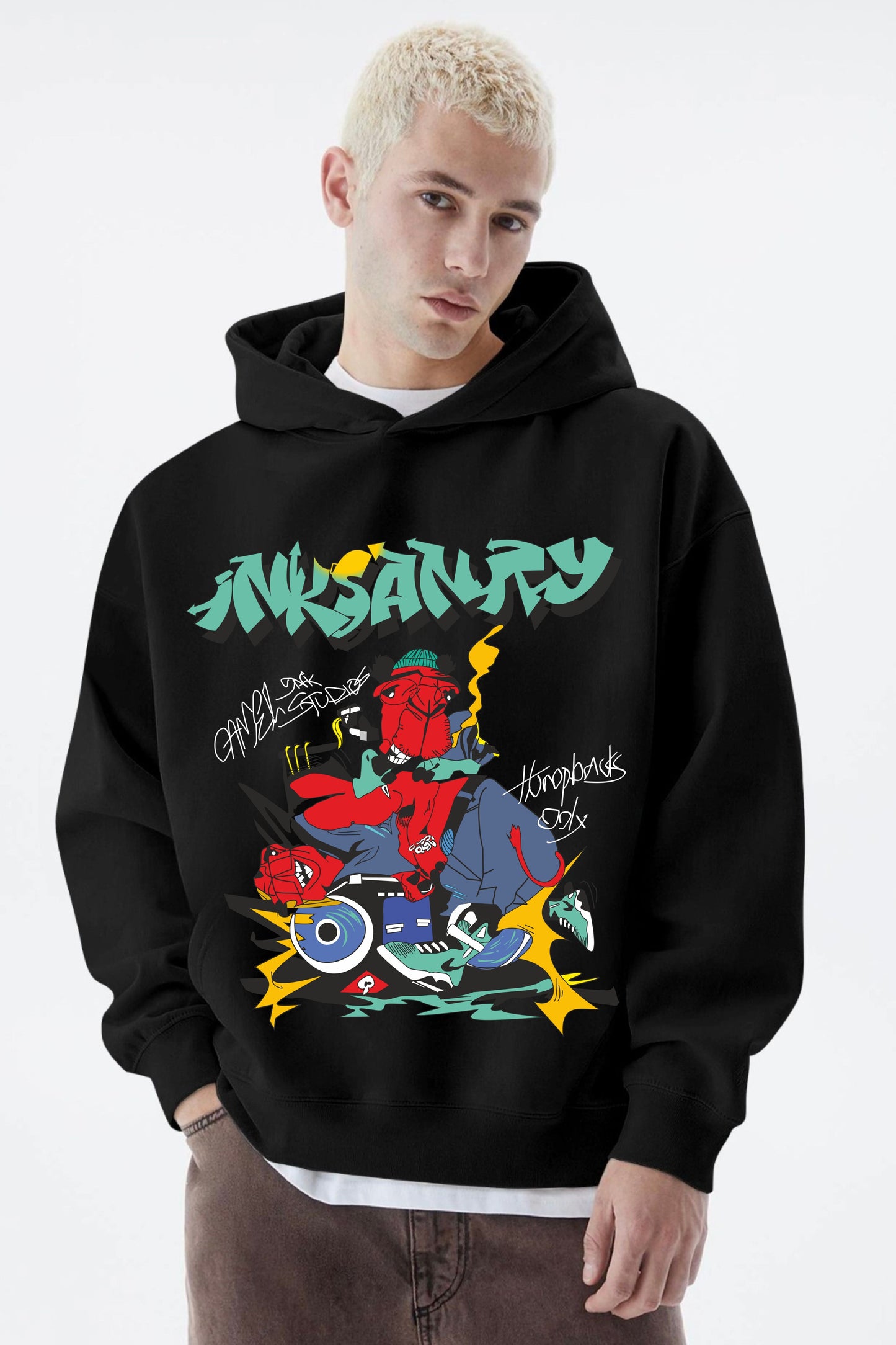 Insankry Printed HOODIE