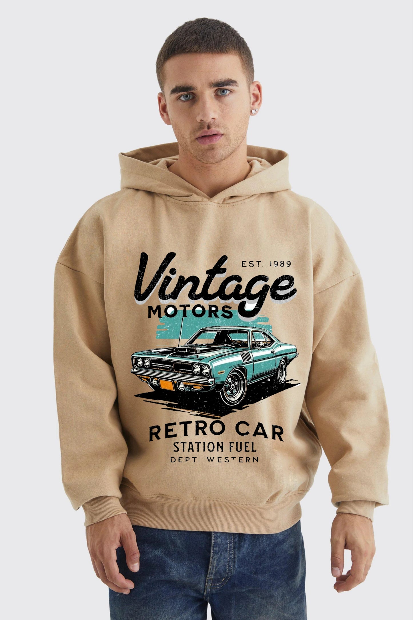 Vintage Printed HOODIE