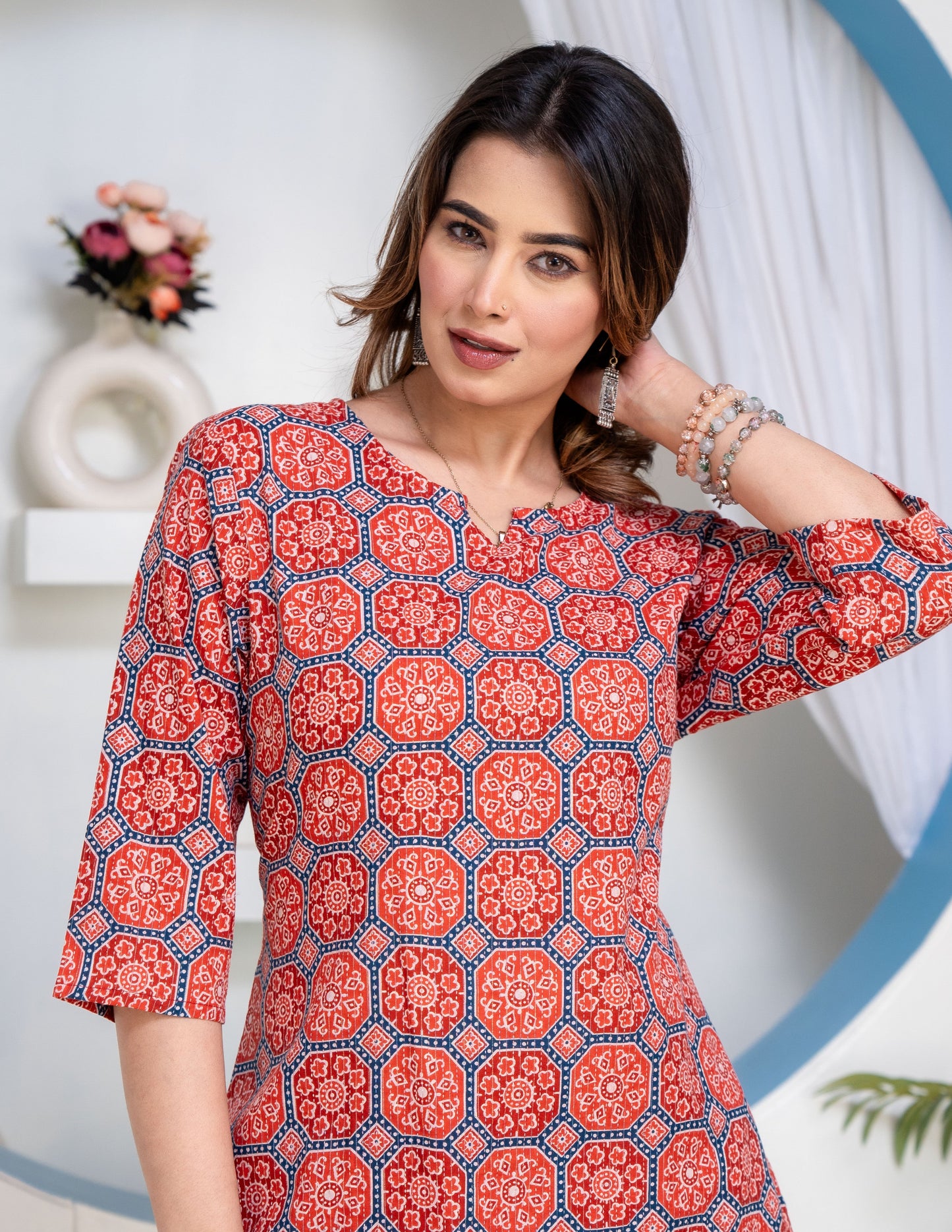 Printed Cord Set for women