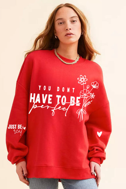 Be Perfect Oversize Sweatshirt