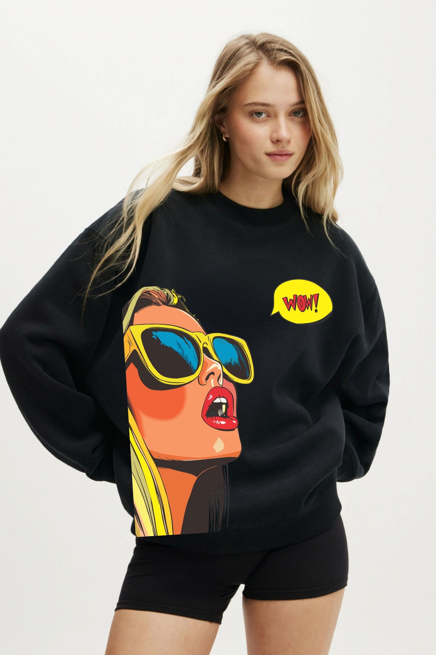 WOW Oversize Sweatshirt women