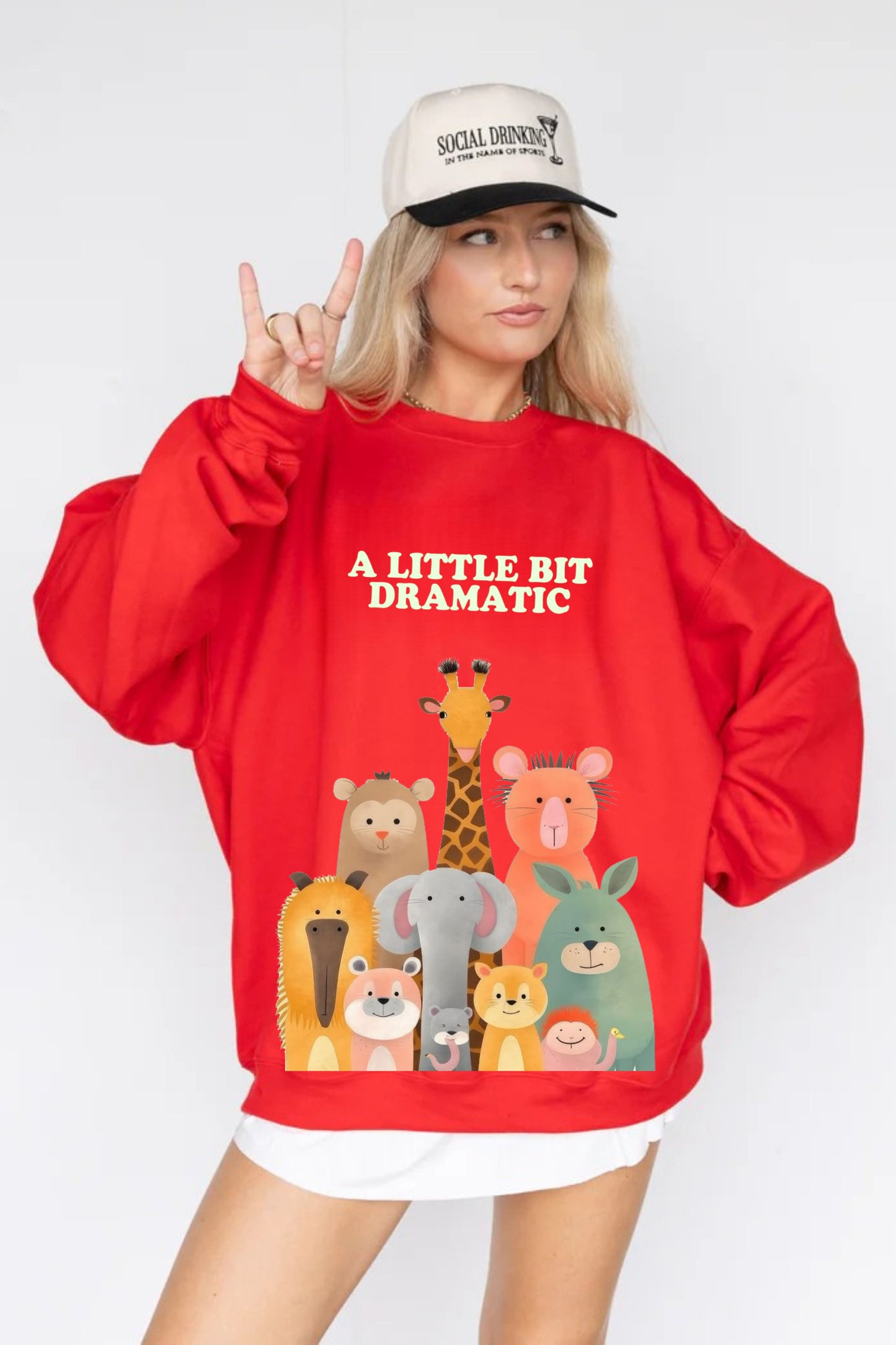 Animal Printed Sweatshirt