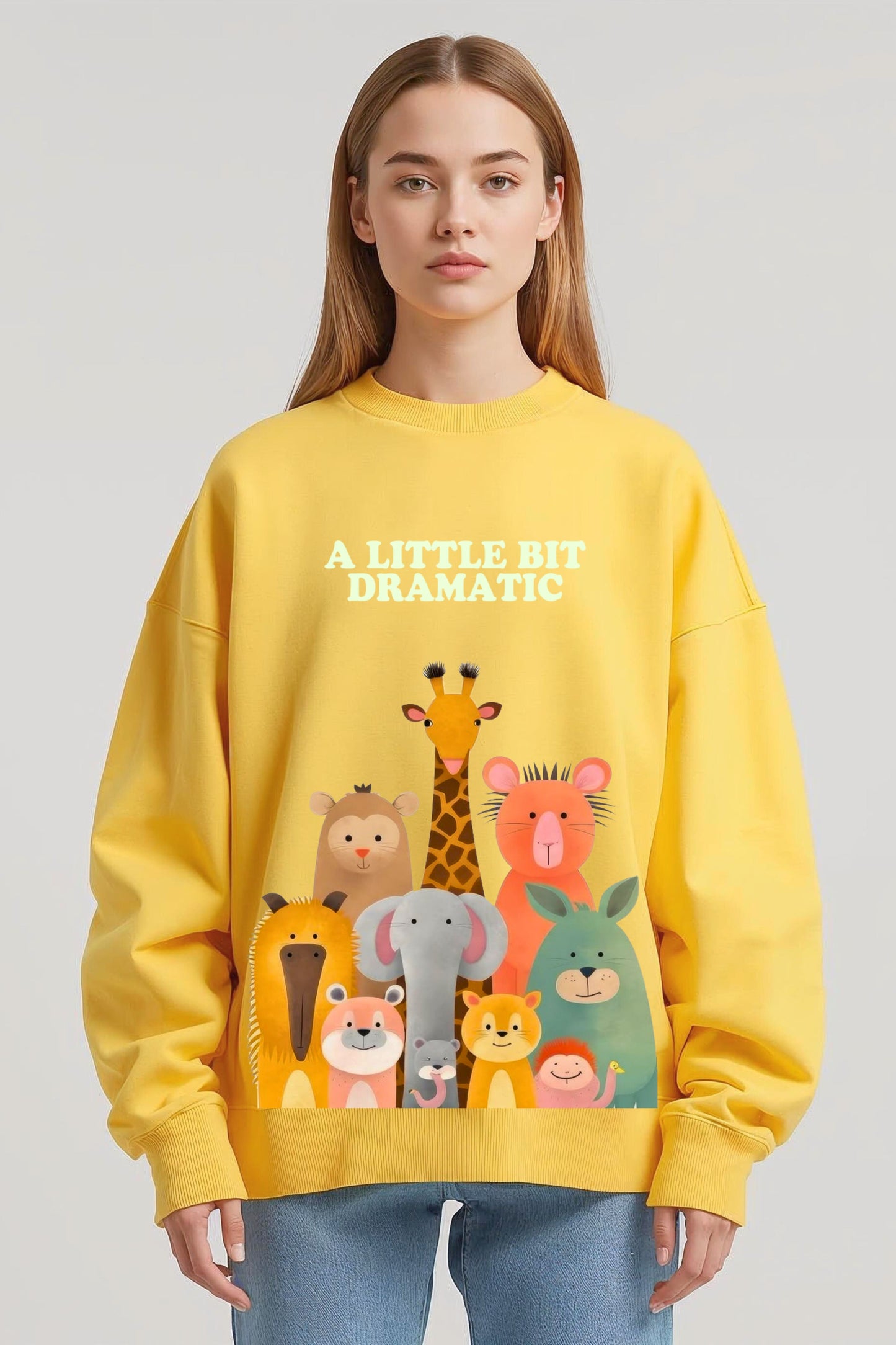 Animal Printed Sweatshirt