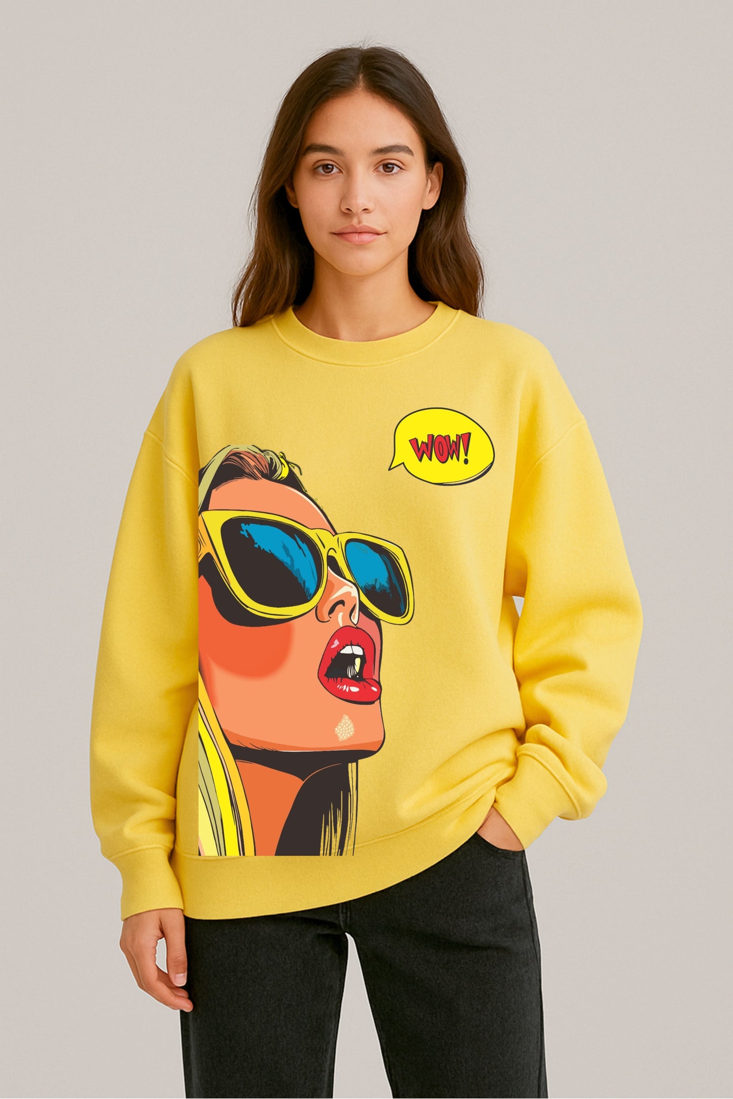 WOW Oversize Sweatshirt women