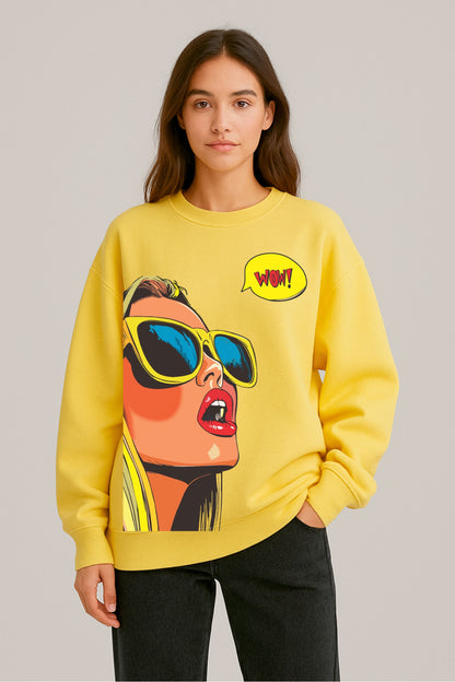WOW Oversize Sweatshirt women